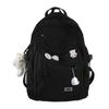 Fashion Big Student Backpack New Badge Rucksack Girls School Bag High Capacity Women Backpack Female Cute Leisure Travel Mochila