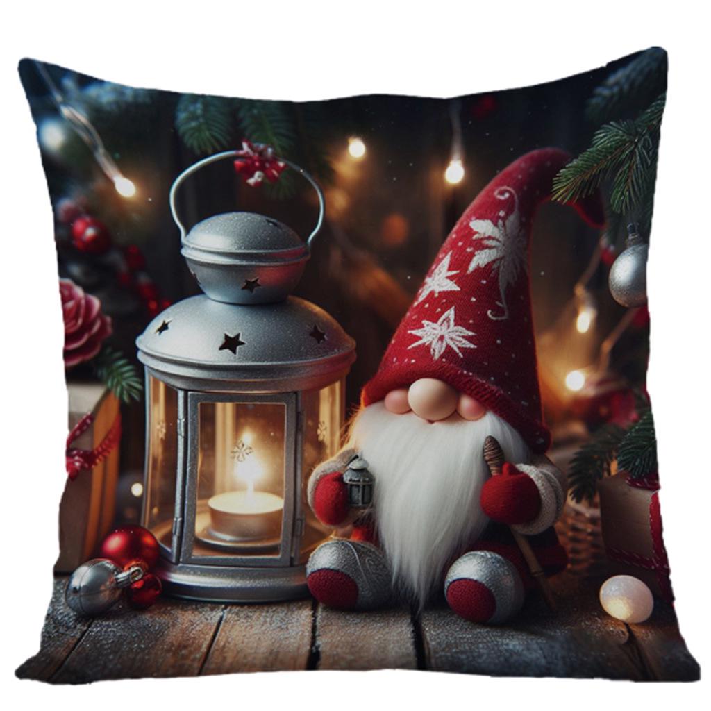 

3D Принт Рождественская Наволочка - Праздничный Декор для Дивана и Гостиной 45*45cm (without pillow core)