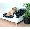Couverture Doublée Barney Pour Chien - TRIXIE - 150x100 Cm - Noir/gris - Intérieur