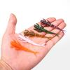 7.3Cm/1.3G/5 Pieces Of Soft Bait Containing Xenozoon Tpe Material Soft Bait Multi-Color Luya Fishing Bionic Bait