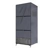 Waterproof Upright Freezer Lid with Zipper Dustproof Refrigerator Cover With Enhanced Durability For Outdoor Use
