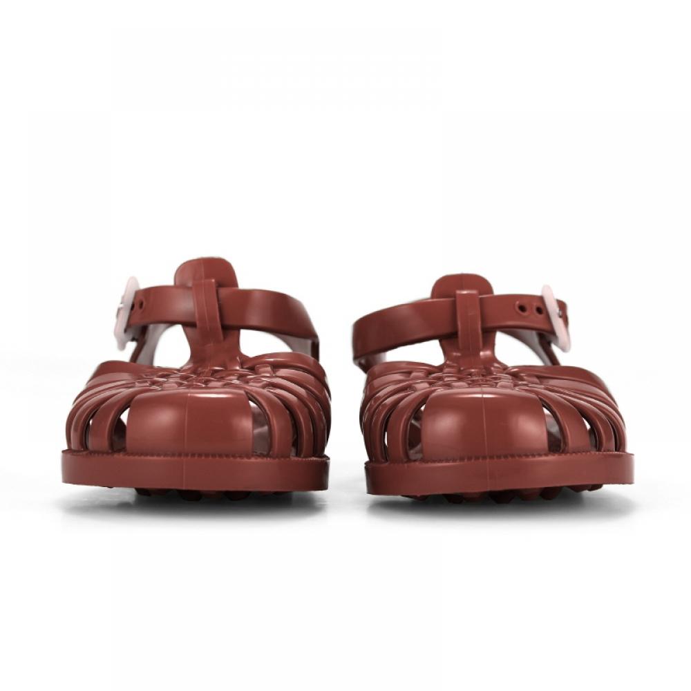 Meduse Sun 201 Terracotta Marrone Terracotta Bambini Bambini Sandali Scarpe Gelatina