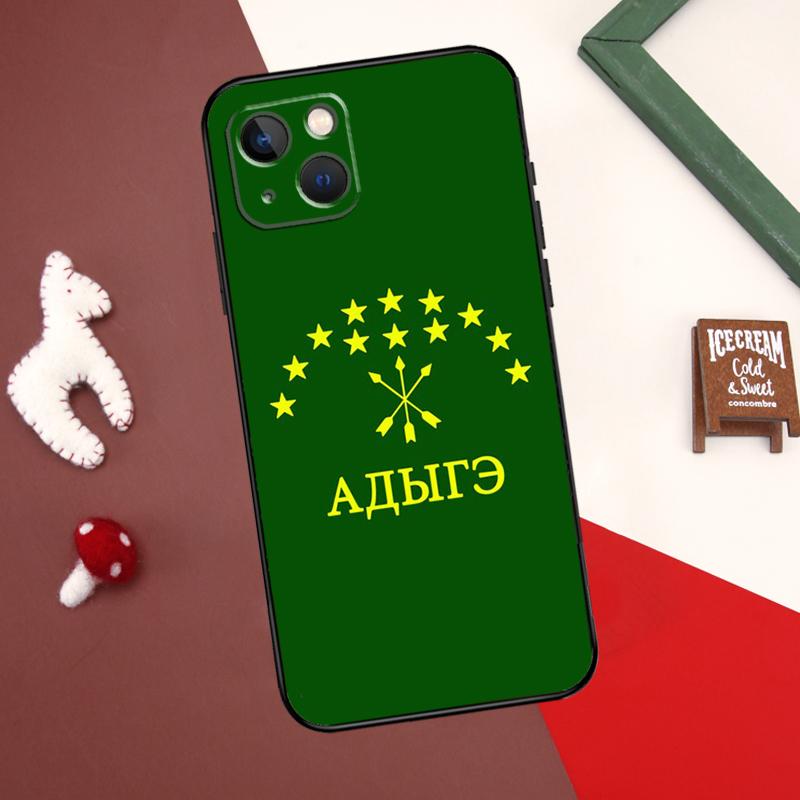 

Чехол с черкесским флагом Адыгеи для iPhone 13, 12, 11, 14, 15 Pro Max 7, 8 Plus X XR XS Max 12 Mini SE 2020 2022, чехол iPhone 12 Pro