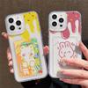 Card Slot Holder Silicone Wallet Pocket Case For Samsung S23 S24 S25 Ultra A15 A25 A35 Xiaomi Redmi 15 14 12 13 iPhone 17 Air Cover Clear Phone Bumper