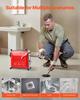 Drain Cleaner Machine, 850W Electric Pipe Drain Cleaning Machine Sewer Snake with 14.5m x 16mm, 14m x 22mm, 5m x 9.5mm, 0.4m x 12mm Steel Spring Cable