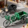 Three-Wheeled Design Flatbed Vehicle Model Simulation Pedal Tricycle  Ornament Display