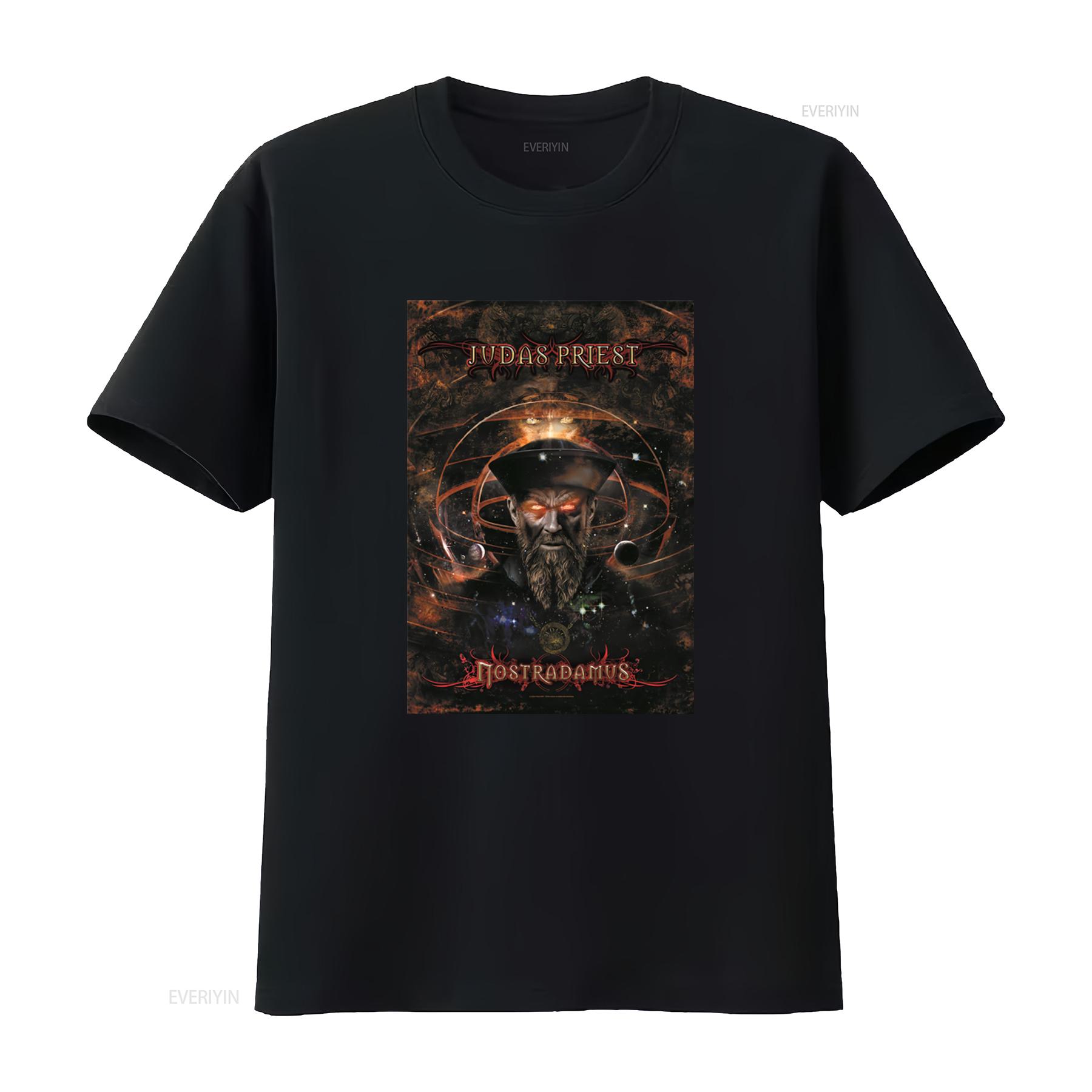 

Judas Priest Nostradamus Heavy Metal Band Concert T Shirt vintage Washed Soft streetwear Stylish Casual graphic Unisex 4XL