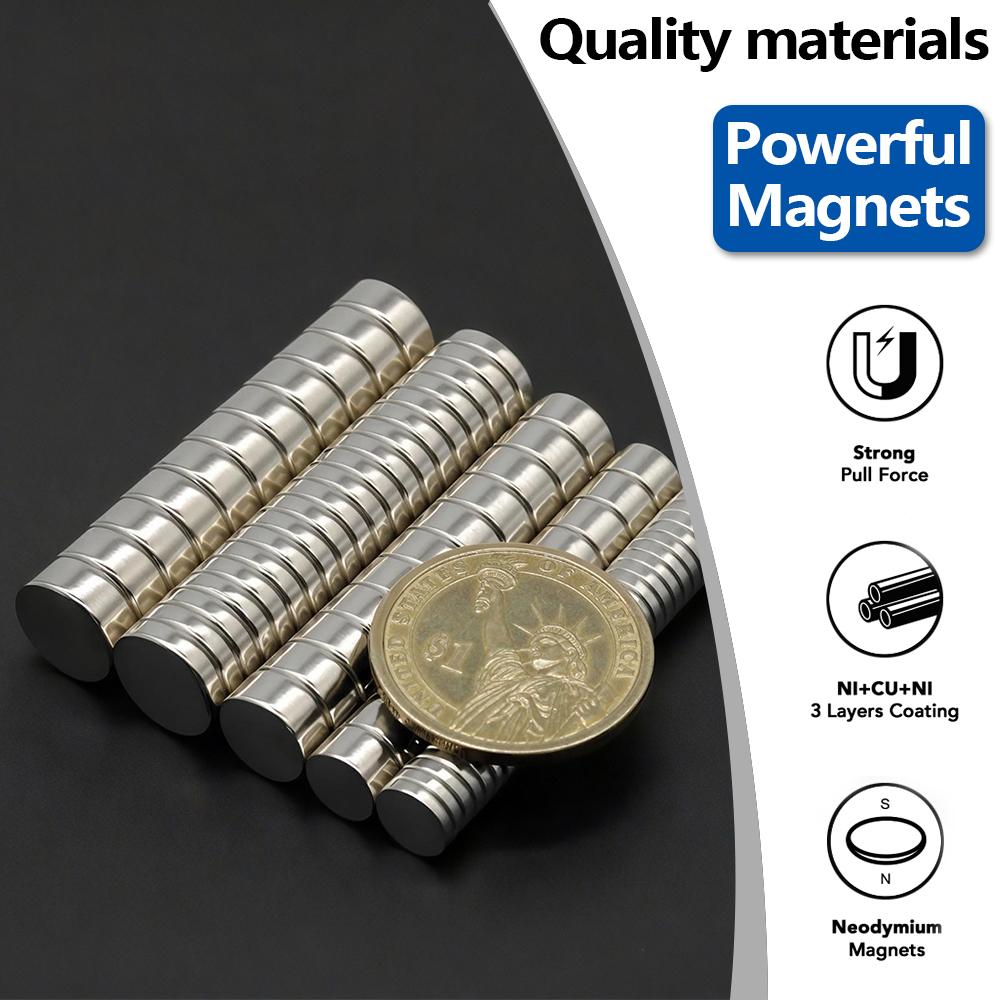 Powerful Neodymium Magnet N35 NdfeB Permanent Magnetic imanes Round Super Strong Fridge Magnets DIY 8x2 8x3 10x3 10x5 12x3mm