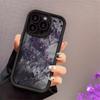 Purple Flowers Phone Case Compatible with Apple iPhone 17 Pro Max to 13, Japanese Korean Ins Style, Cross-border European American Design.