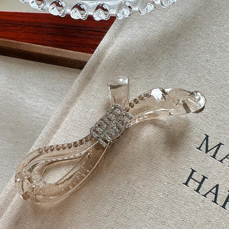 Minimalist Commuter Banana Clip, Vertical Hairpin, Ponytail Clip, Stylish and Elegant Bow Hairpin