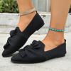 New Large-sized Pointed-toe Flat Casual Single Shoes for Women, Breathable One-foot Lazy Shoes