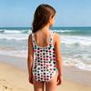 Girls One Piece Swimsuit Independence Day Star Print Tank Style Swimwear Suitable for Swimming Pool Beach and Water Activities