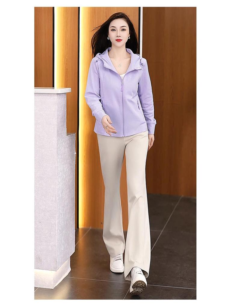 Women's 2025 Hooded Long Sleeve Autumn Coat – Fashionable and Stylish Outerwear