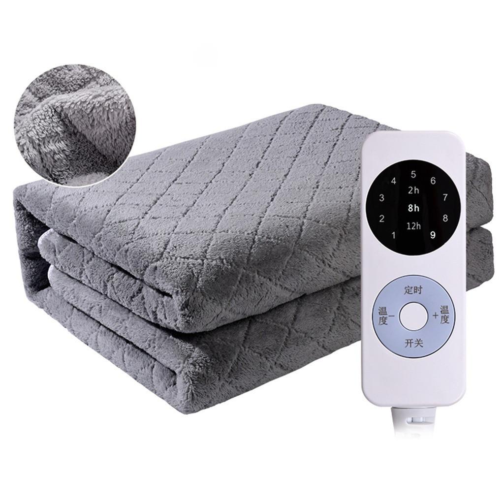59x28in 70W Safety Household Heater Pad Electric Heating Blanket Fast-Heating Thermostat Mattress Bedding Winter Warmer