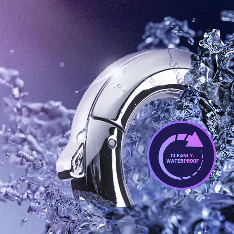 Metal Stainless Steel Cock Ring Adjustable Sperm Locking Ring Exercise Delay Binding Penis Ring Ejaculation Delay Men'S Sex Tool