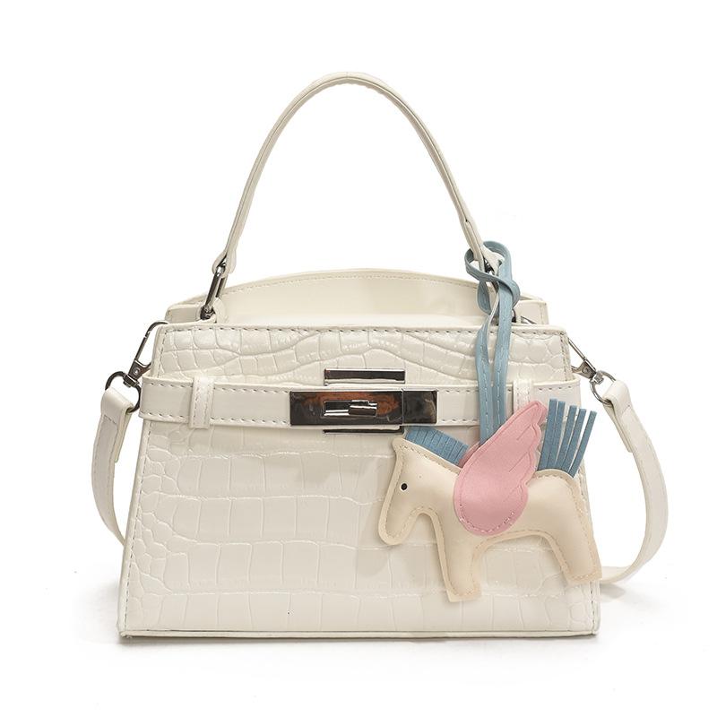 Borsa Estiva, Temperamento Donna con Fantasia Coccodrillo, Singola Spalla a Tracolla, Senso di Lusso, Borsa di Nicchia per il Pendolarismo