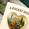 Camping Pocket Hug with Inspirational Cards Heart-Shaped Hiking Pocket Hug Keepsake Token Hikers Campers Nature Enthusiasts Gift