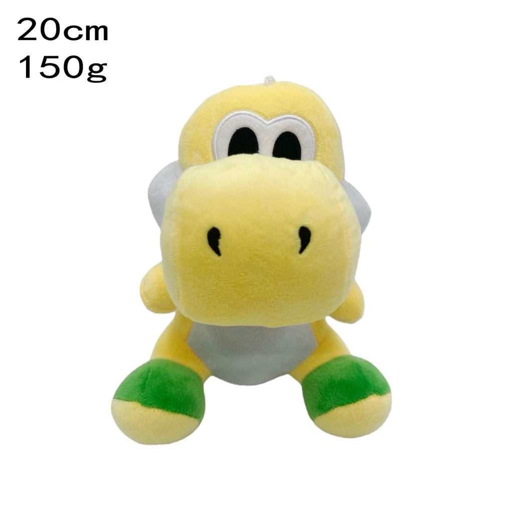 Mario & Friends Plush Set: Mushroom Person, Yoshi, Luigi, Mario