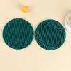 Round Silicone Sensory Activity Board Double Sided Stress Relief Sensory Board with Strings Boys Girls Silent Fidget Toy Party Favors