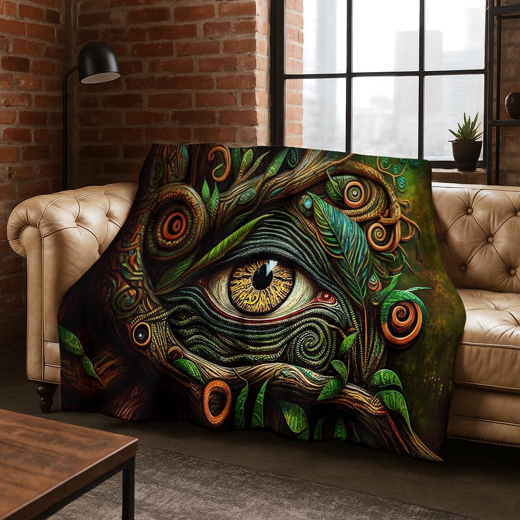 Beauty Eye of Providence Freemasonry Evil Eyes Flannel Blanket,Warm and Cozy Soft Throw Blanket for Home Bedroom Bed Sofa Kids