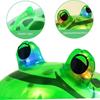 PVC Inflatable Glowing Bouncing Frog Toy with Light-Up Pull Rope