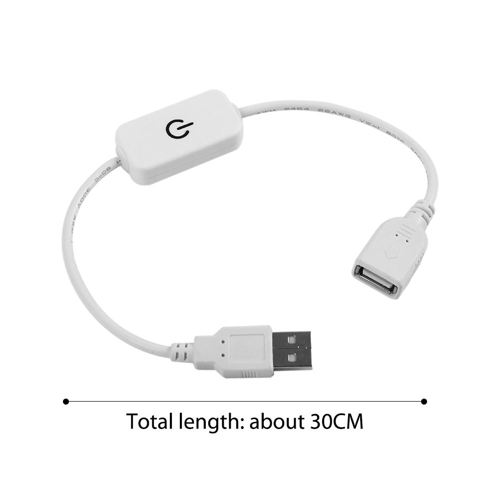 DC5V Dimmable USB Knob Manual LED Dimmer Touch Switch for LED Strip Light 1 Channel Brightness Adjust Switch Controller