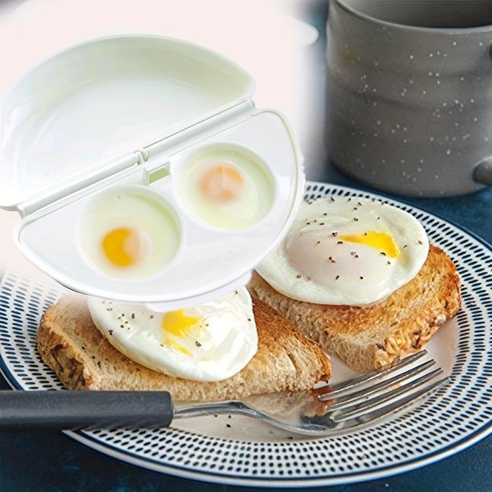 1pc Microwave Oven Egg Steamer Egg Cooker Egg Poacher Kitchen Egg Cooking Tool DIY Egg Tool Baking Tool