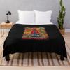 Old School Hip Hop T Shirts Throw Blanket
