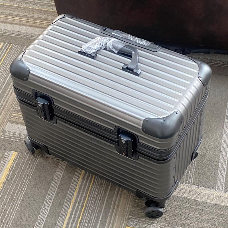 Customizable Aluminum-Magnesium Alloy Travel Trolley Case