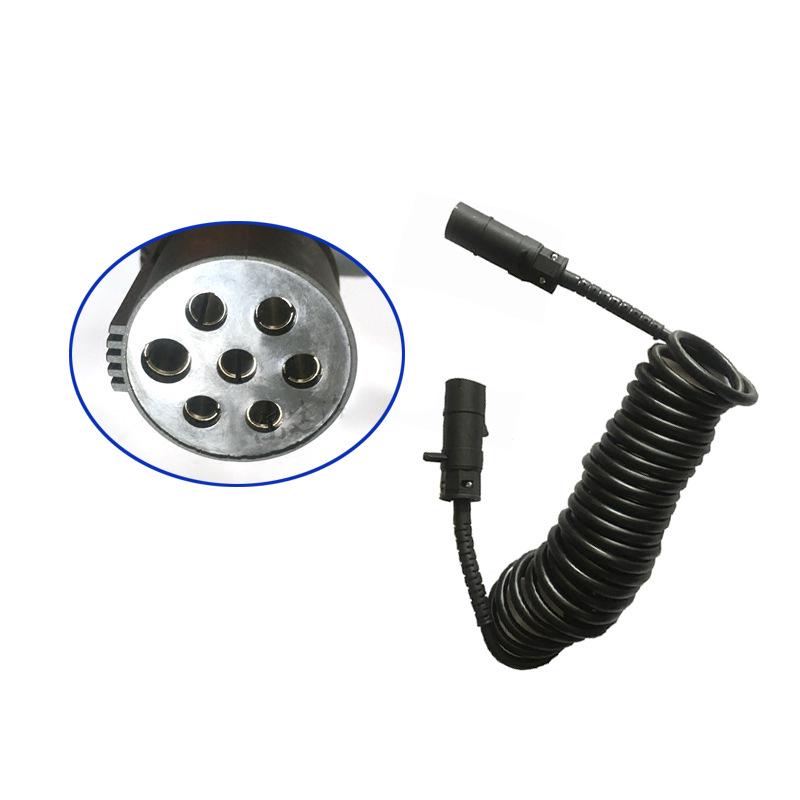 7-Core Spiral Cable Harness for Jiefang J6 JH6 Truck Trailer