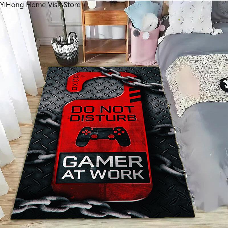 

17 Style Game Controller Pattern Carpet for Living Room Decor Bedroom Bedside Leisure Area Floor Anti Slip Mats Welcome Rug Gift 60cm x 120cm