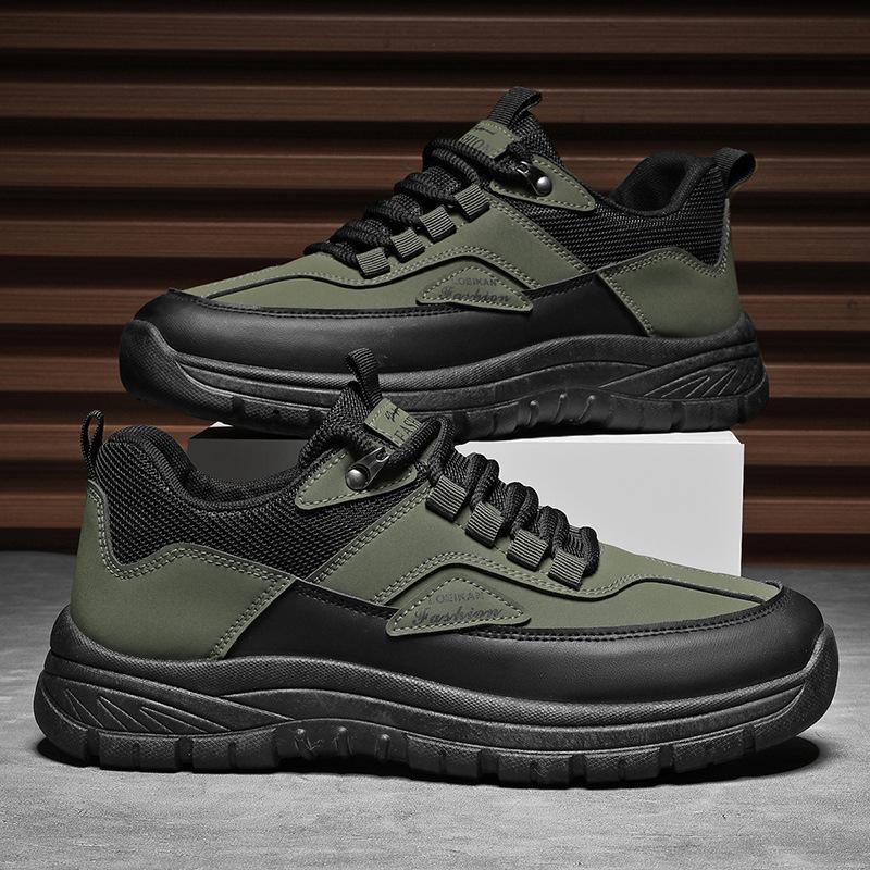 2025 Spring New Fashion British Retro Work Shoes Outdoor Sports Waterproof Casual Shoes Thick Soled Anti Slip Designer Sneakers