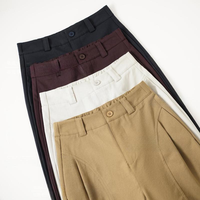 2026 New High-End Wide-Leg Pants Casual Pants for Women Straight-Leg Fashionable Versatile Loose Long Pants