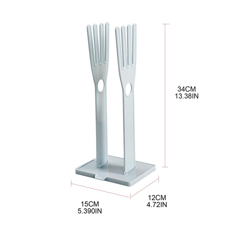 Multifunkční rukavice Stojan na sušení ručníků Dětská polička na čištění odtoku lahví do kuchyně