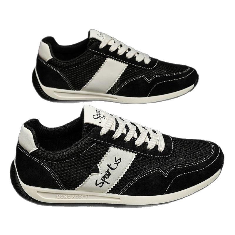 Herrenschuhe Retro Neu Frühling Herren Trendschuhe Atmungsaktive Vielseitige Leichte Schuhe Herren