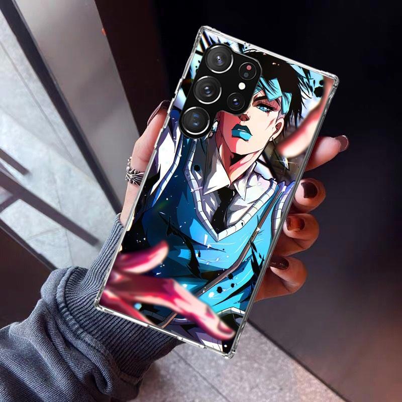 JoJo Adventure Rohan Kishibe Phone Case For Samsung Galaxy S26 S25 Edge S24 S23 Ultra S22 Plus S21 S20 FE Soft TPU Back Cover Fu