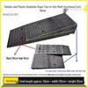 Portable Rubber Plastic Curb Ramp Threshold Slope Pad