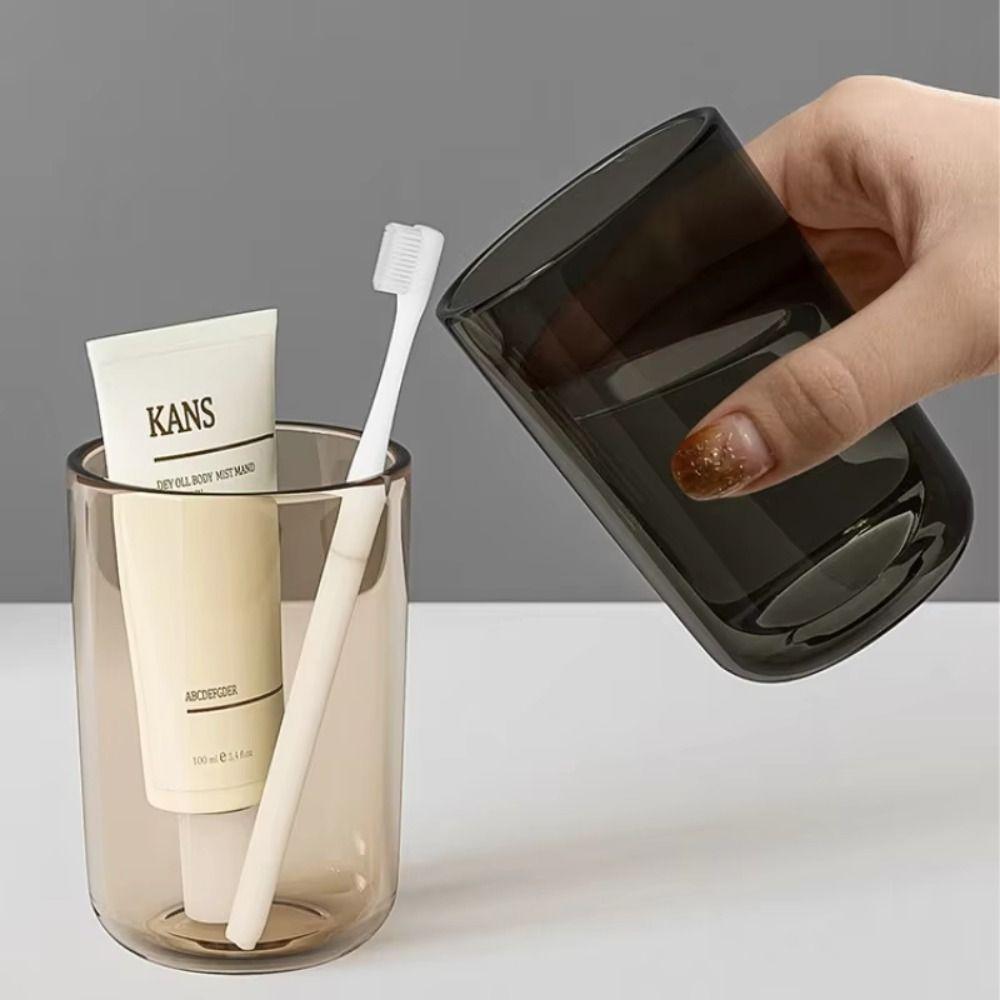 Large Capacity Mouthwash Cup Transparent Household Cups New Toothbrush Cup