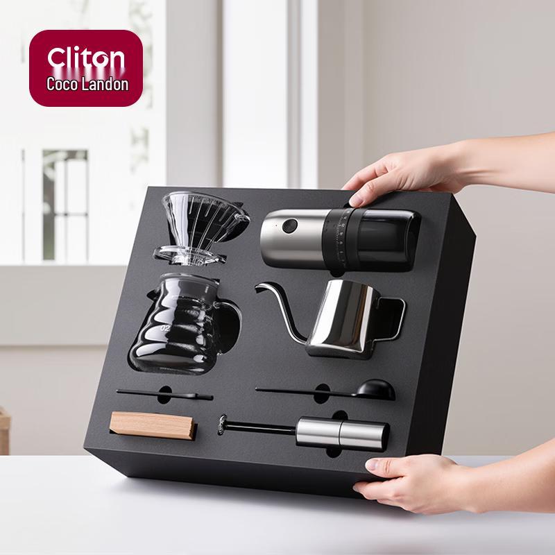 CLITON Electric & Manual Coffee Grinder