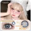 FUNSACHY 2pcs Natural Look Blue Eye Lenses Colored Contact Lenses for Eyes Eye Makeup Beauty Pupil Gray Eyes New Fashion Lens