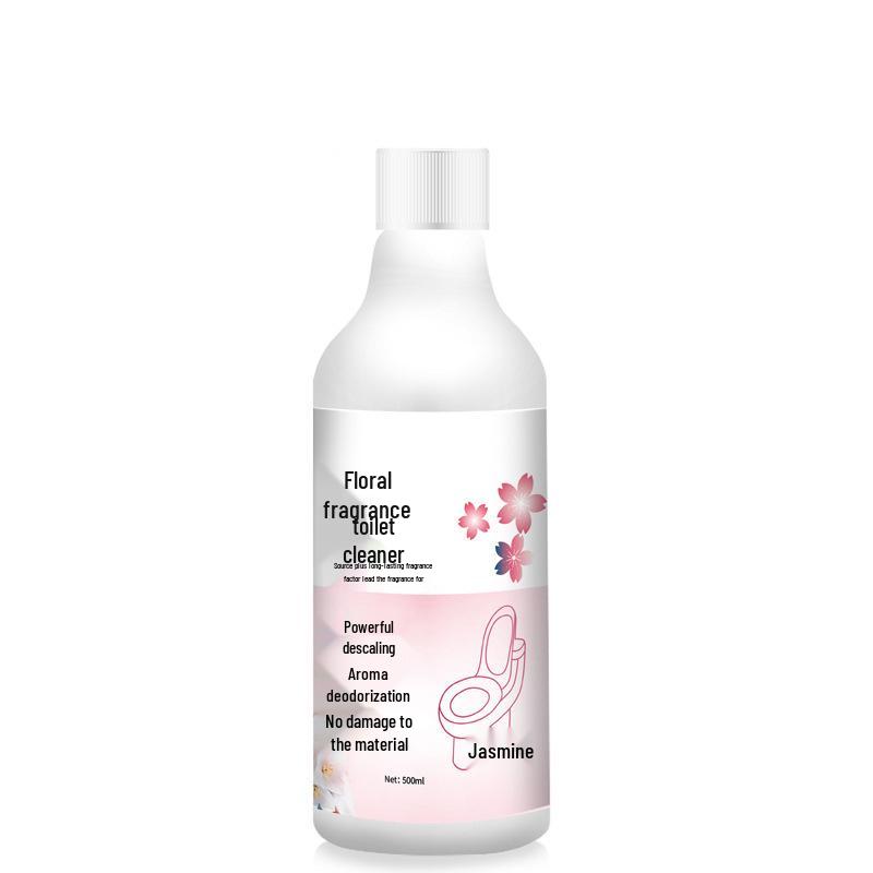 Floral Scent Toilet Bowl Cleaner & Deodorizer - Liquid Stain Remover & Descaler
