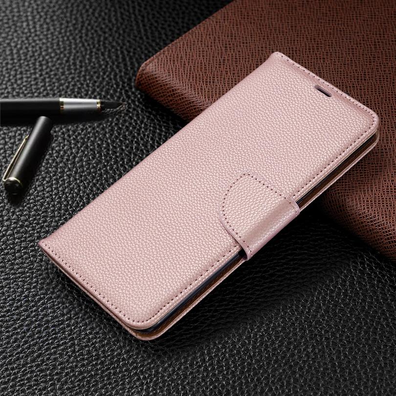 Litchi Grain Flip Wallet Leather Case For Samsung Galaxy A10 A20 A30 A40 A50 A70 A30s A50s A10s A20s A20e A21s Book Stand Cover