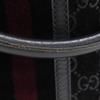 GUCCI GG Shelly line Tote Bag 162160 black Suede unisex Used