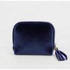 Soft Velvet Jewelry Pouch Multiple Inner Compartments Tassel Zipper For Travel Daily Use Storing Rings Earrings Necklaces