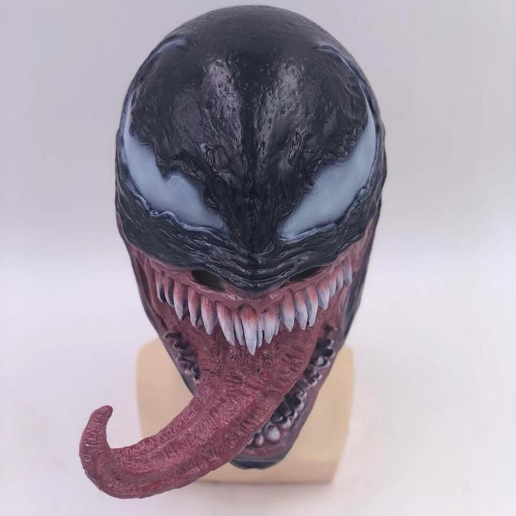 High Quality Latex Venom Cosplay Mask Realistic Horror Superhero Marvel Comics