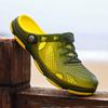Fashion 2025 Men's Sandals Handmade Summer Shoes for Men Rubber Soft Garden Water Shoes Big Size Man Beach Flat Sandals Slippers X14