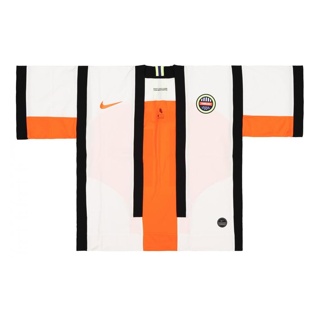 

New Nike X Ambush Top Numbering Jacket White/Orange CJ1462-121 S