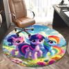 My Little Pony,Friendship Is Magic Chair Mat Round Rug Office Carpet, Non Slip, Suitable for Living Rooms, Bedrooms,Decor1205761a