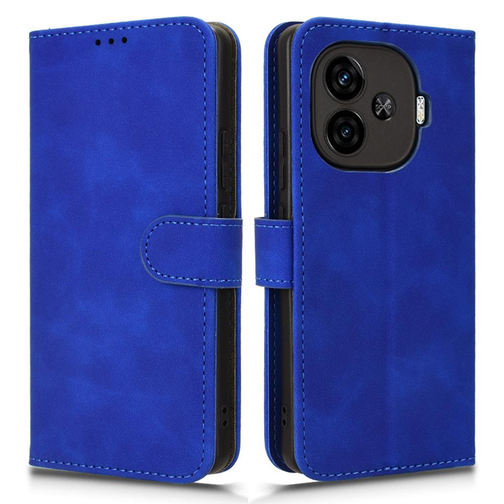 For Vivo iQOO Z9 Turbo 5G Case Wallet Leather Phone Cover Skin Feeling Texture
