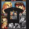 90s Street Fighter Classic Retro Retro Karate Unisex's Short Sleeve T-shirt Popular Unisex's and Unisex's Cotton T-shirt Four Seasons